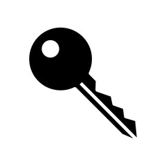 key icon trendy flat design