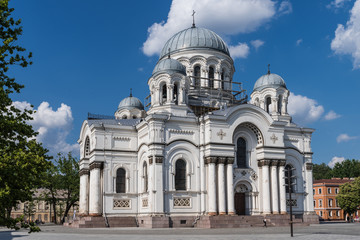 Fototapeta na wymiar St Archangel Michael's Church in Kaunas; Lithuania 