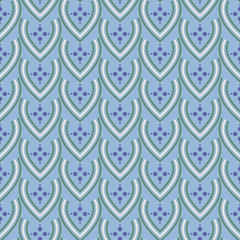 fish scales seamless pattern texture. Scandinavian folk ornament illustration