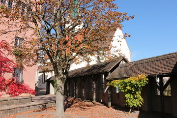 Historische Gebäude in der Altstadt von Engen in Süddeutschland