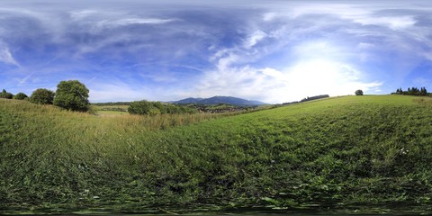 360 degree Panorama of Tatra Mountains © Ruchacz