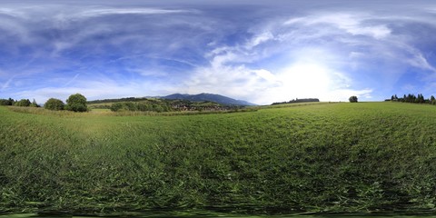 360 degree Panorama of Tatra Mountains © Ruchacz