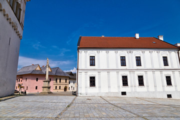 Old town Spisska Sobota, medieval square. Poprad, Slovakia