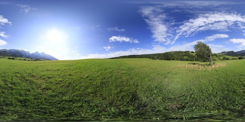 360 degree Panorama of Tatra Mountains © Ruchacz