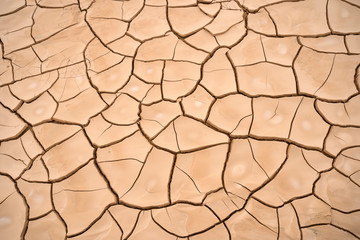 Desert dry and scorched soil