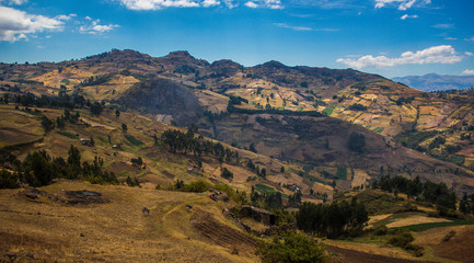 Fototapeta na wymiar Landscape in Julcán, Perú