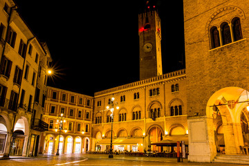 Piazza dei Signori square in Treviso Italy
