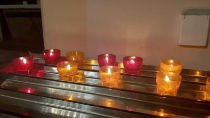 Candles in Bazilika