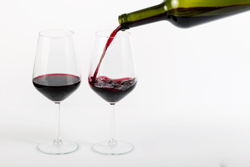 glass of red wine