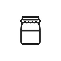 Isolated kitchen jar vector design