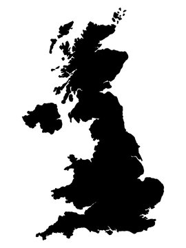 United Kingdom Map Vector illustration eps 10