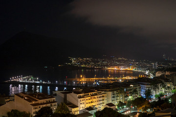 Port of Altea at night