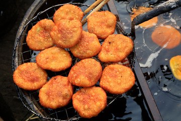 Chinese traditional snacks fried cake