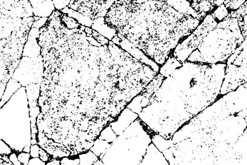 Fototapeta premium Distressed overlay texture of cracked concrete, stone and asphalt. Grunge background. one color graphic resource.