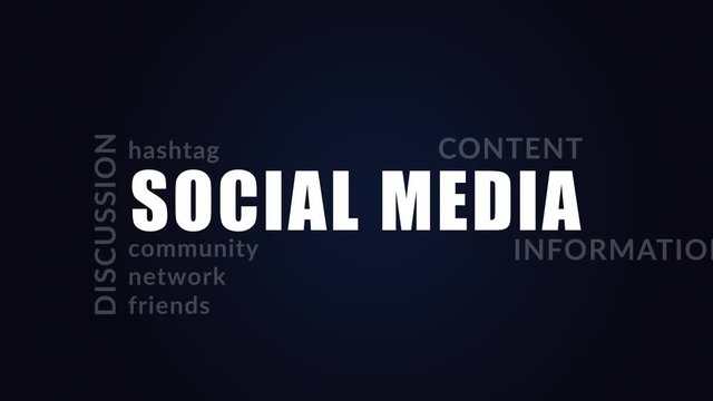 Social media wordcloud