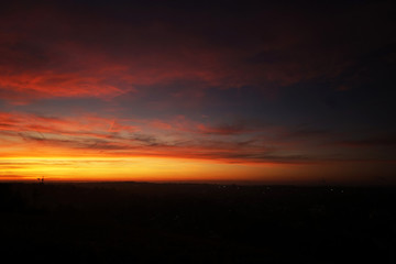 Sonnenaufgang über Wiesbaden