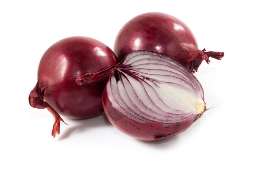 Isolated image of onion closeup