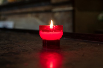 Une bougie à la chapelle