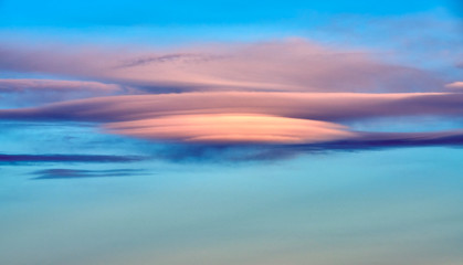 Fototapeta na wymiar Lenticular Clouds