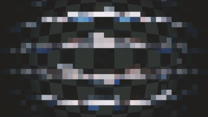 Screen Pixel Noise Lines No Signal Glitch Colored Abstract Motion Background