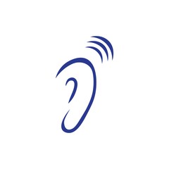 hearing logo vector