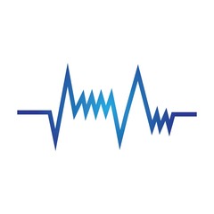 sound wave logo vector