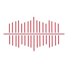 sound wave logo vector
