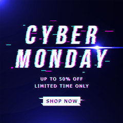cyber monday sale promotion banner