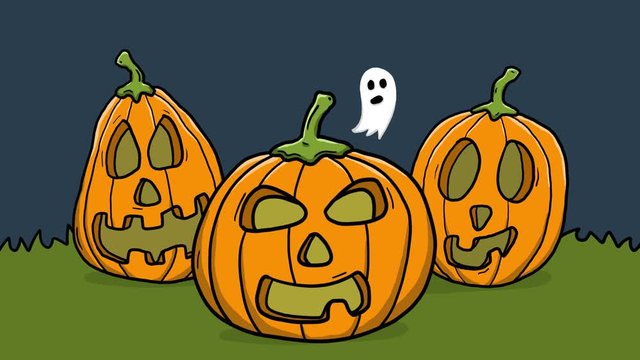 Halloween K&uuml;rbis Cartoon Comic Animation