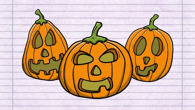 Halloween K&uuml;rbis Cartoon Comic Animation