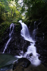 Fototapeta premium 山間の小滝