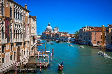 Fototapeta na wymiar Ponte dell'Accademia bridge Venice Italy