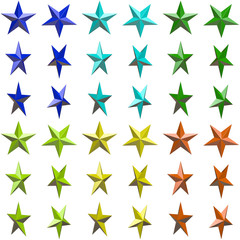 Obraz premium Colorful Star