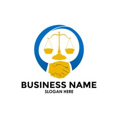 Law Firm logo design vector, Law Agency logo template