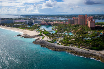 Fototapeta premium Aerial of Bahamas Nassau