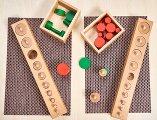 Montessori counting games learning numbers
