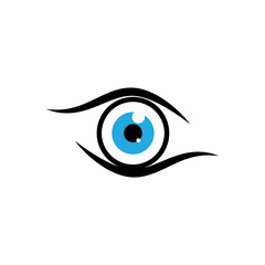 Eye Care vector logo design
