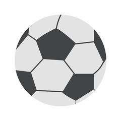 soccer ball icon, flat design