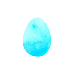 Watercolor Easter egg. Hand drawn and hand carved. Easter backgrounds and textures