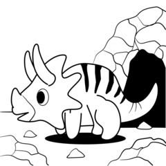 dinosaurio Triceratops