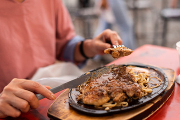 Taiwanese night market steak