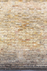 Abstract weathered stained background of brick wall texture, grungy rusty architecture wallpaper