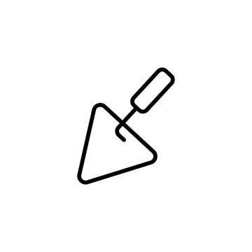 Isolated construction trovel icon line vector design