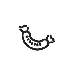 Isolated sausage icon vector design
