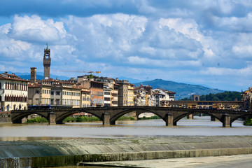 Fototapeta premium bridge over the river