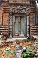 Ancient buddhist khmer temple in Angkor Wat, Cambodia. Lolei Prasat