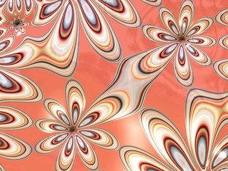 Abstract fractal background, computer-generated illustration.