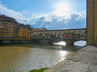 The Sun behind Ponte Vecchio IV