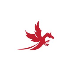 Naklejka premium Dragon logo