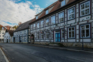 Fototapeta na wymiar Historical city center of Herford, Germany 